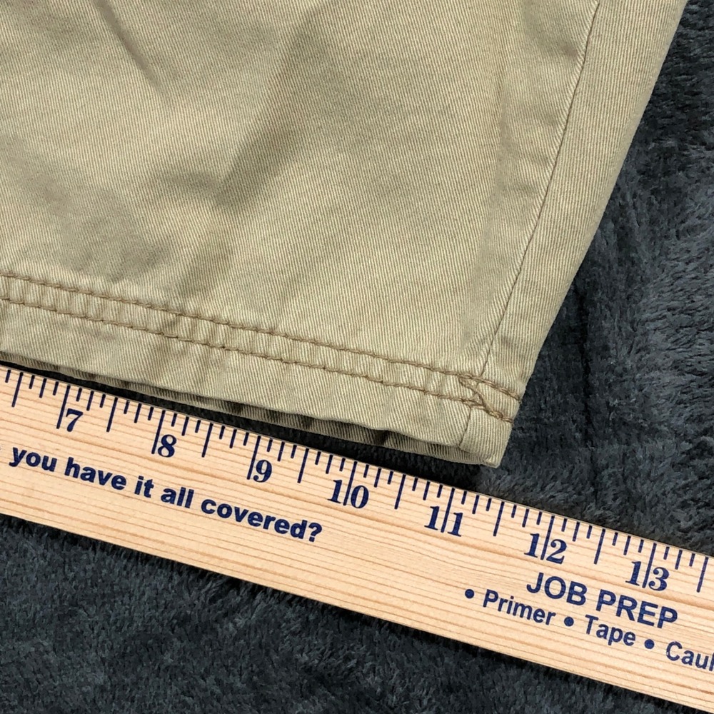 Lee Cargo Shorts Mens 34 Khaki Tan Cotton‎ Twill Multi Pocket Casual Utility - Picture 6 of 8